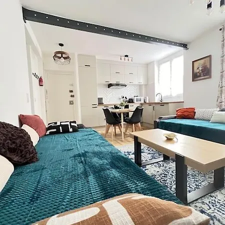 Appartement Kb 21 - Metro 7 - Ac - Free Parking - 4 Pers Le Kremlin-Bicêtre
